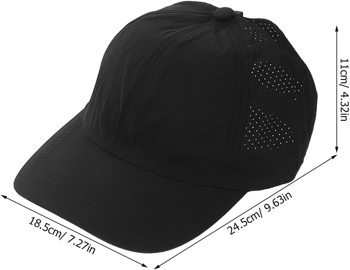 FOMIYES 2Pcs Women'S Sports Cap Breathable Baseball Cap for Running Workout Gym High Ponytail Comfortable Fit Pack for Outdoor Athletic Activities image number 4