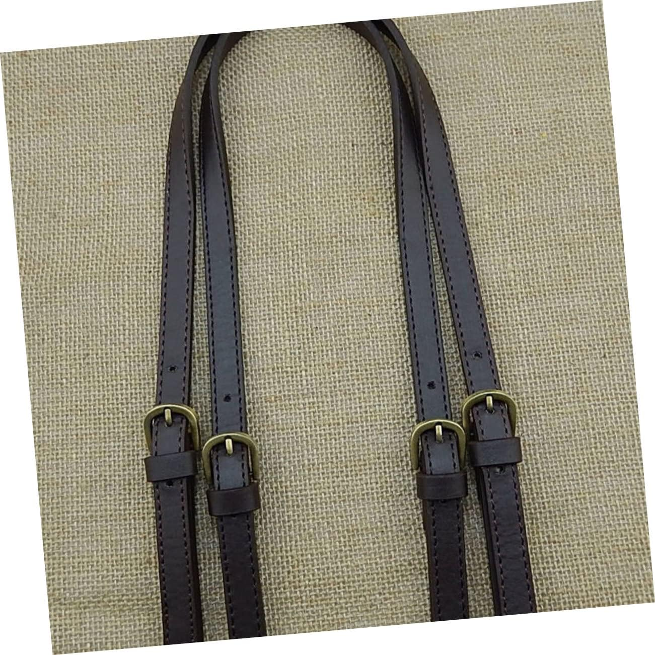 OHPHCALL 2Pcs Synthetic Leather Bag Strap Handbag Belt for Women Clutch Pouch Shoulder Bag Replacement Accessories image number 5
