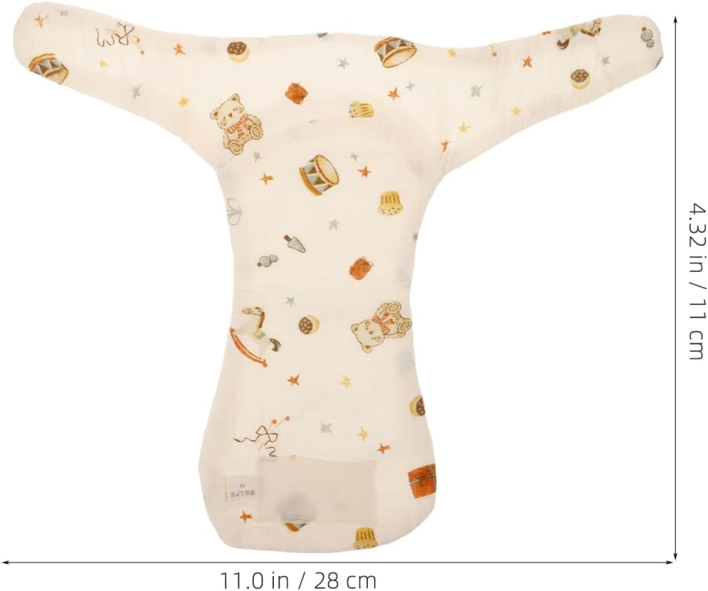 3Pcs Cotton Diapers Reusable Adjustable Washable Pants for Boy Girl Portable Cloth Diaper Breathable and Comfortable for Daily Use for Travel and Outings image number 6