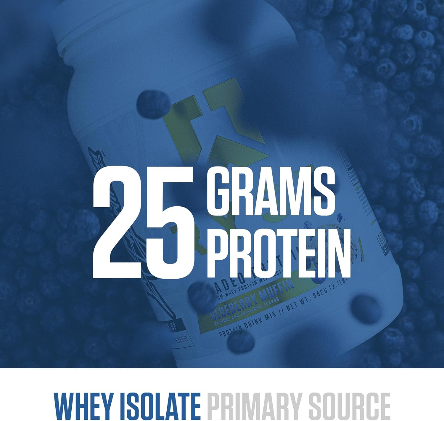 Ryse Blueberry Muffin Loaded Protein Powder 1.8 Kg image number 5