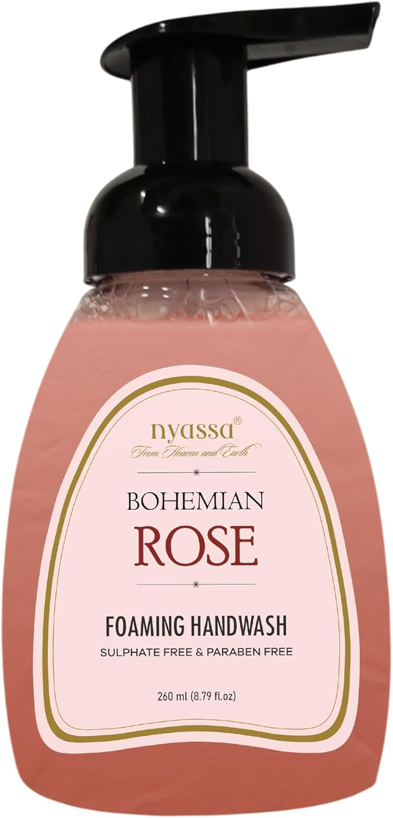 Nyassa Bohemian Rose Foaming Handwash 260Ml Sulphate and Paraben Free image number 1
