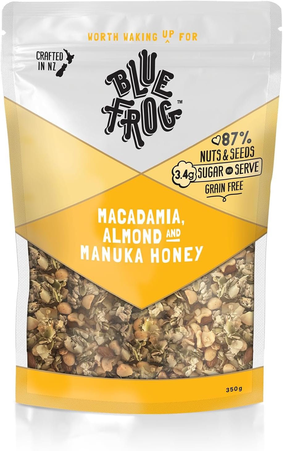 Blue Frog Breakfast - Macadamia, Almond and Manuka Honey, 350G image number 1