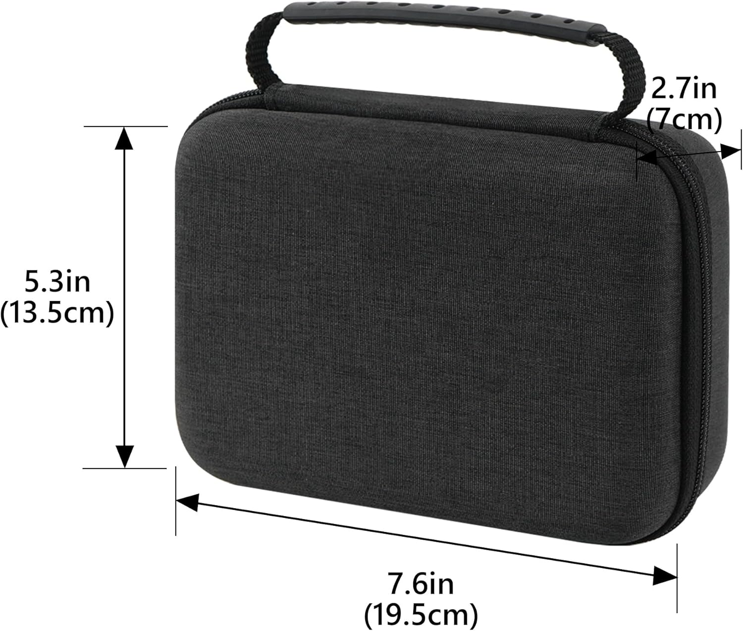 Geekria Mouse Carrying Case, Compatible with Razer Deathadder V4 Pro/Deathadder V3 Pro/Deathadder V3 Wireless, EVA Hard Shell Protective Travel Bag (Dark Gray) image number 4