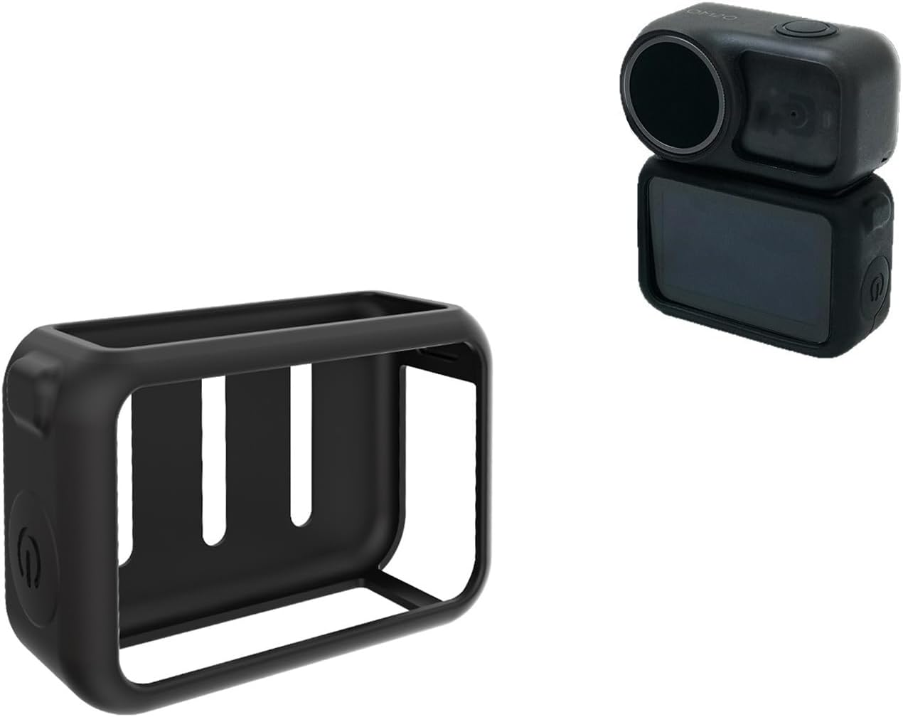 Zlit Silicone Cover for DJI Osmo Nano,Scratch Resistant Protective Cover Case Sleeve for Osmo Nano Action Camera (Black)