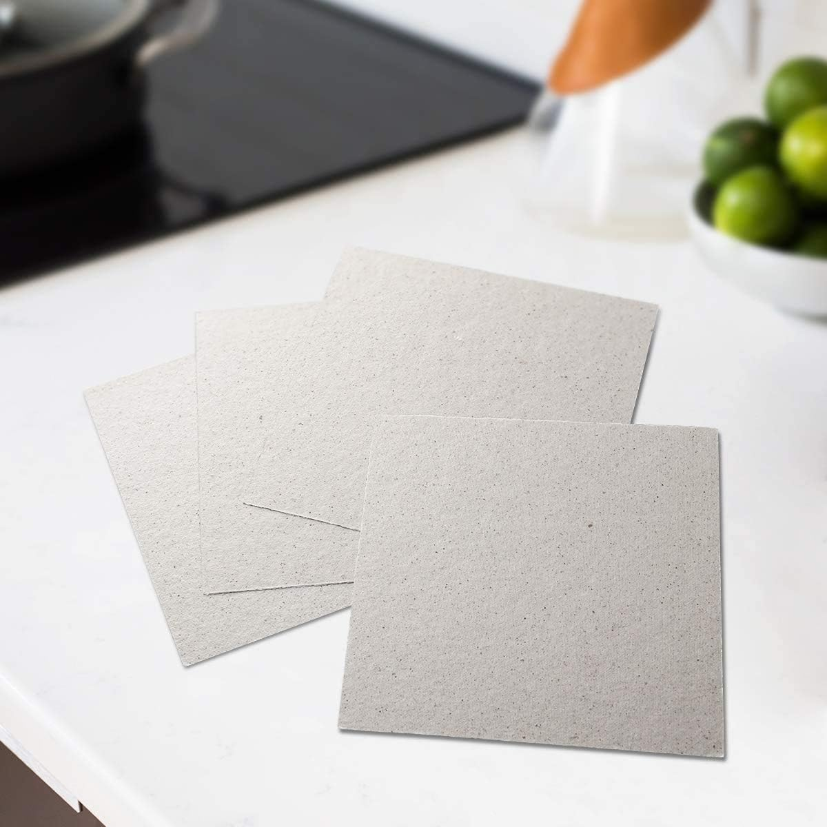 Wuyan 15Pcs Microwave Oven Parts Mica Slice Super Thick Heat Insulation Accessories, 150Mm * 120Mm Mica Sheet Repairing Accessory for Microwave Oven image number 4