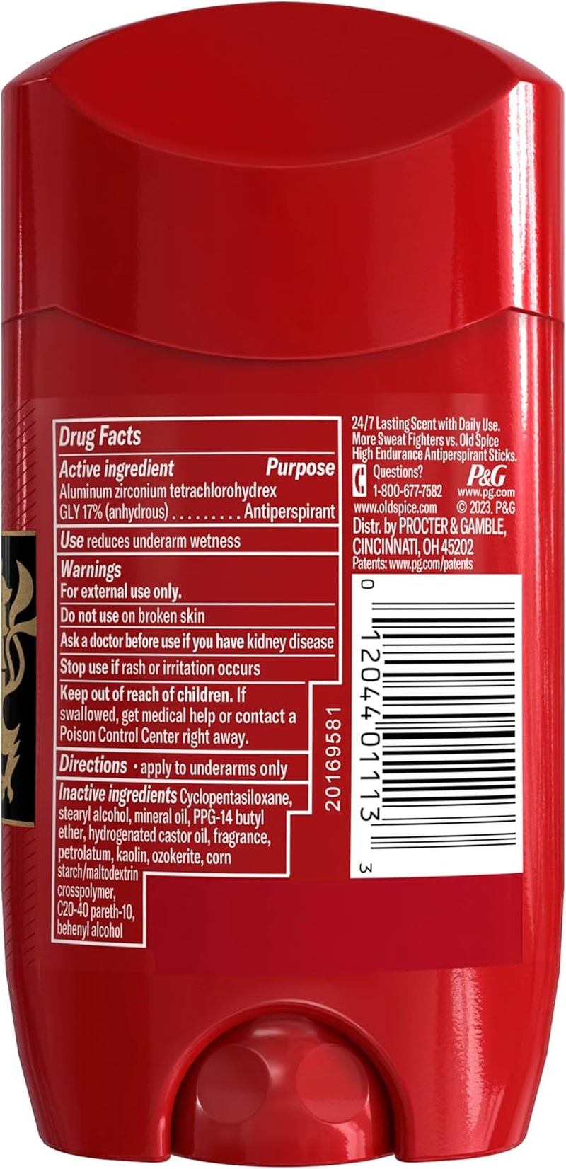 Old Spice Red Zone Collection Invisible Solid Swagger Scent Men'S Anti-Perspirant and Deodorant, 2.6 Oz (Pack of 6) image number 6