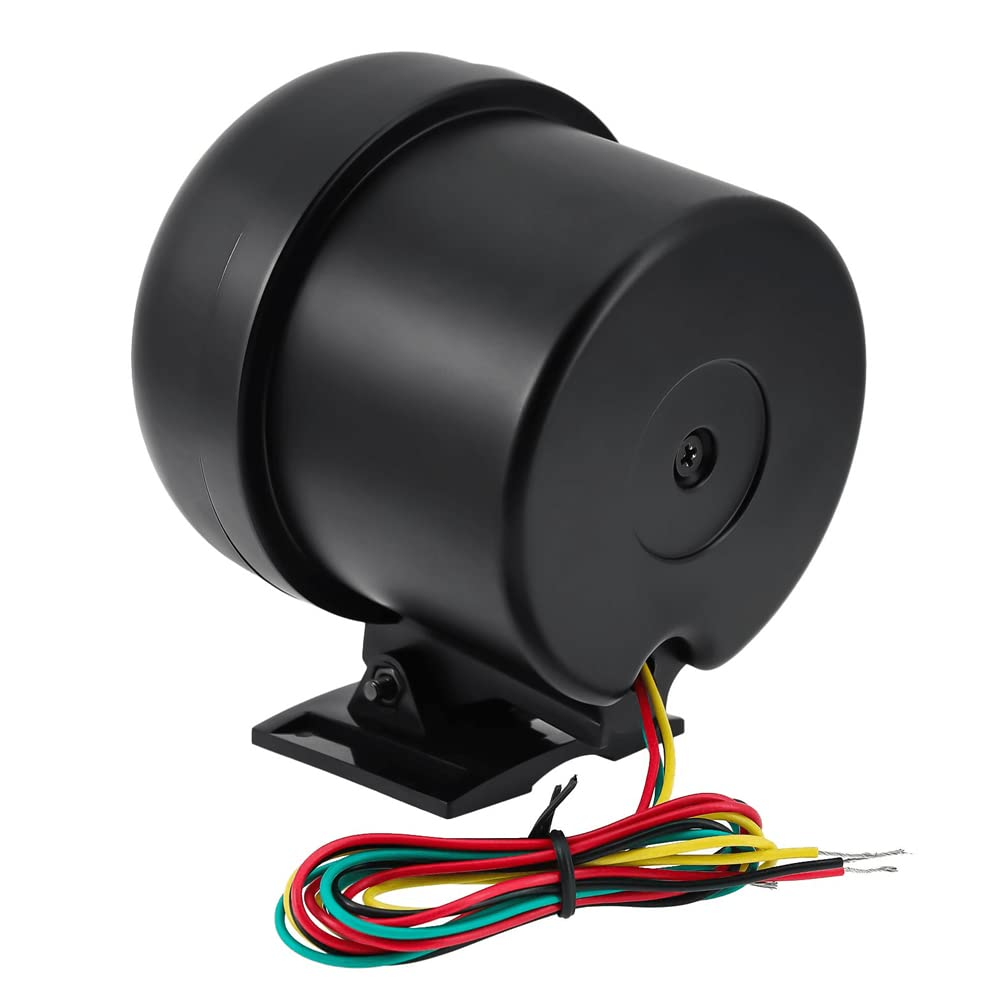 Nurdo Automobile Tachometer, 0-8000 RPM, Black White Light, 92Mm, 12V, ABS Material image number 1