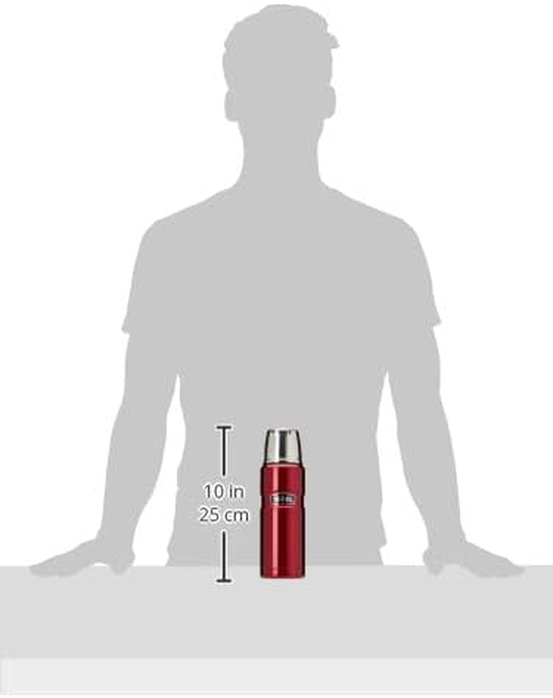 Thermos Stainless King Vacuum Insulated Flask, 470Ml, Red, SK2000RAUS image number 2