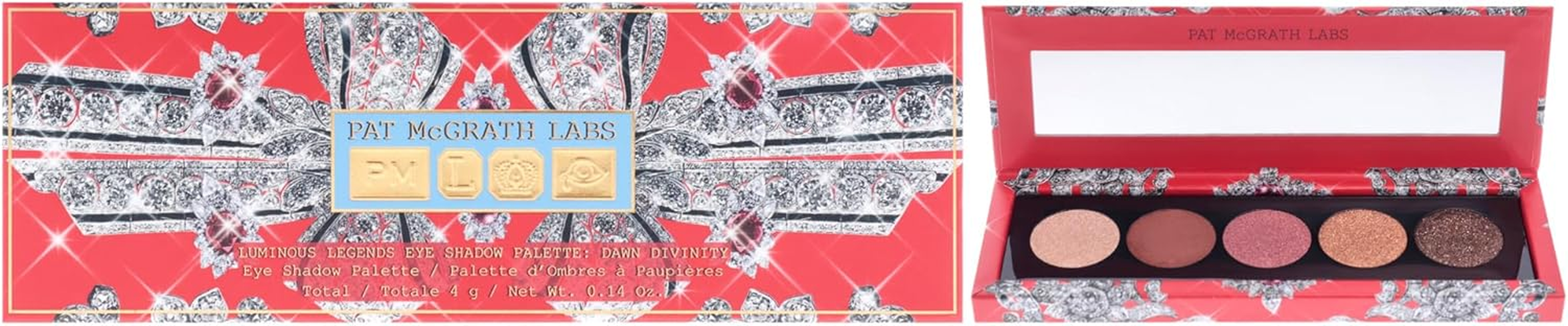 Luminous Legends Eye Shadow Palette - Dawn Divinity by Pat Mcgrath Labs for Women - 0.14 Oz Eye Shadow image number 1