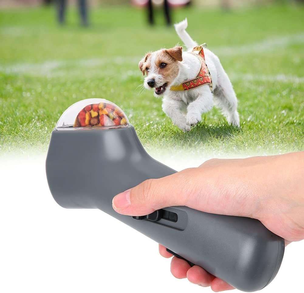 Pet Treat Launcher - 6.69 * 2.95In Pet Dog Food Catapult, Dog Interactive Toys - Pet Training Food Dispenser Toys, Eco Friendly, Non Toxic and Healthy for Dog Home Training image number 2