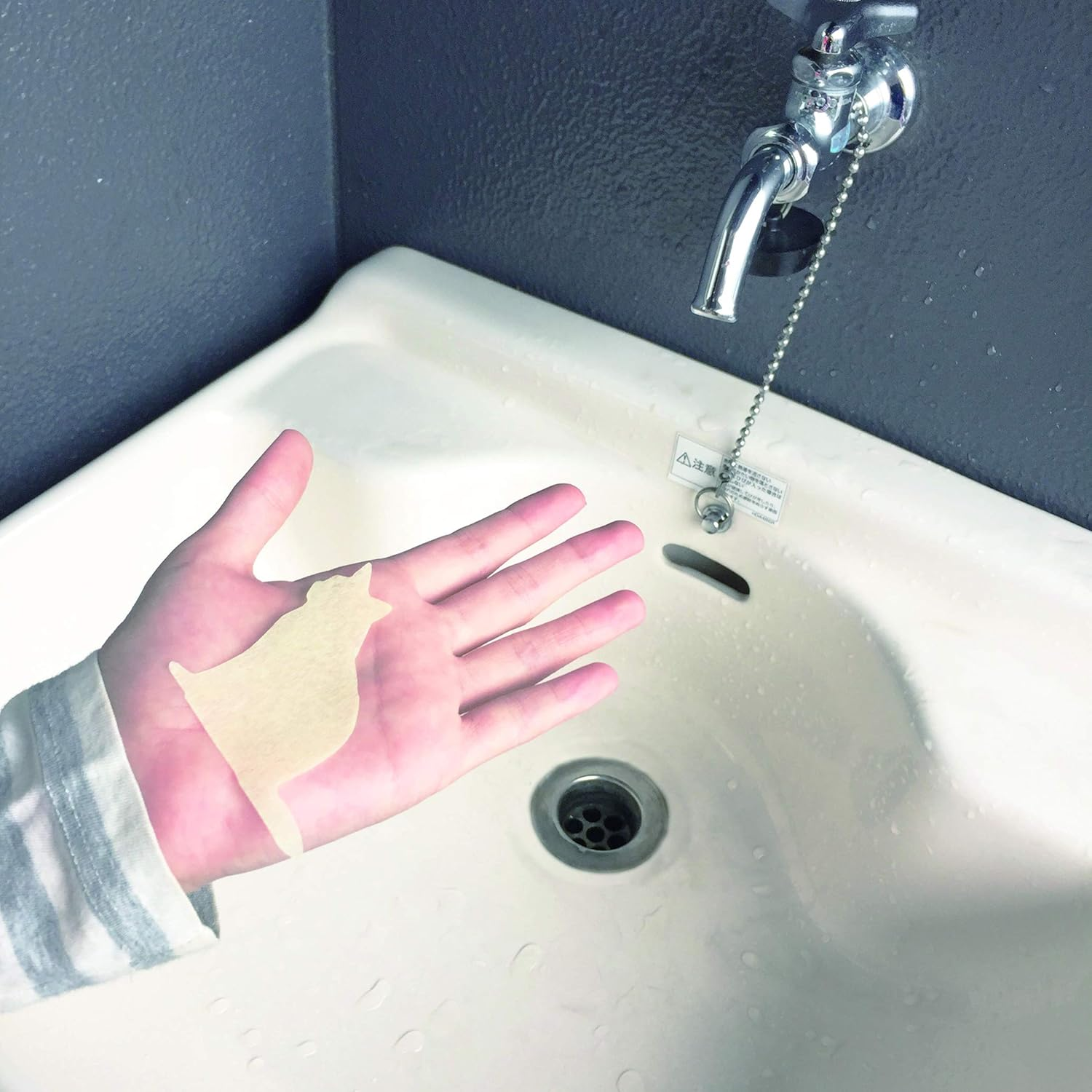 Fine FIN-931 Paper Soap, Pack of 20, Stroke Cat (Honey Lemon Scent) image number 5