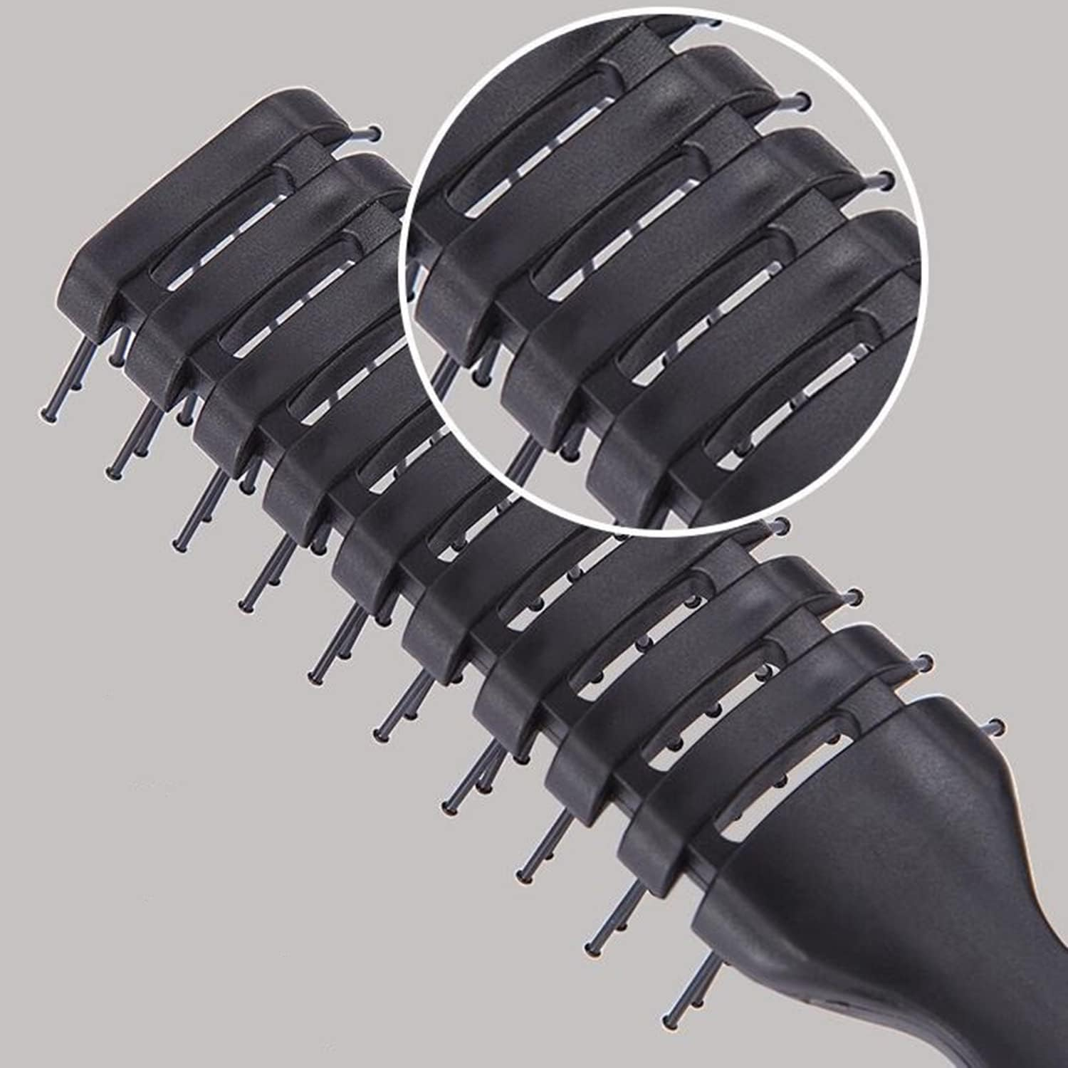 Pack of 2 Ventilated Detangling Brushes, Anti-Static Detangling Brushes, Styling Hair Brush Tool for Blow-Drying, Massage Hair Brush for Men and Women