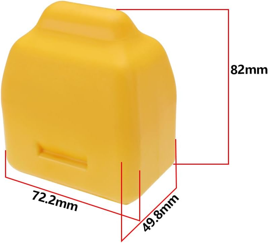 Emagtech 2Pcs Front Bump Stop Compatible with Jeep Grand Cherokee WJ 2001 2002 2003 2004 82X72.2X49.8Mm Polyurethane Front Control Arm Bump Stops Yellow image number 3