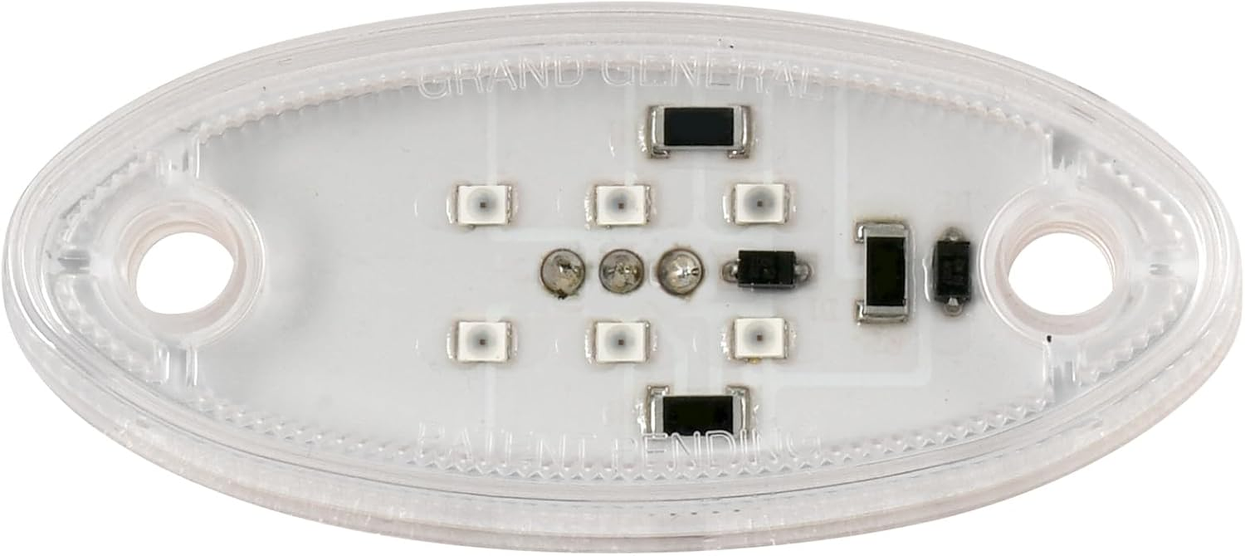 GG Grand General 77584 Blue/Clear 6 SMD LED Glow Base for GG Swan Hood Ornament - Blue/Clear image number 3