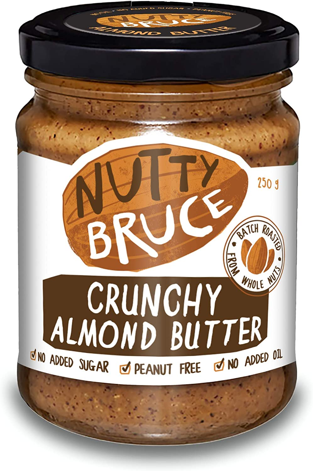 Nutty Bruce Crunchy Almond Butter Spread - 250G image number 3