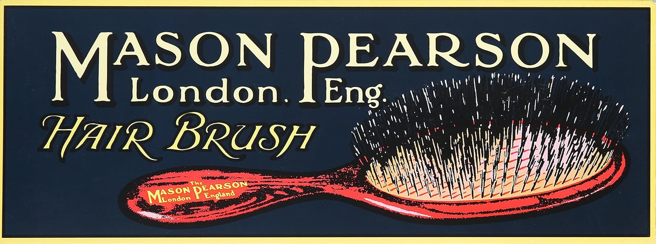 Mason Pearson Handy Bristle Brush, B3 Dark Ruby, 2 Count