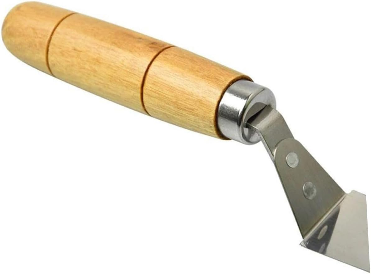 Toddmomy Stainless Steel Uncapping Knife Honey Extractor Tool with Wooden Handle Efficient Z Type Honey Scraper for Beekeeping Small Easy Operation Practical Equipment for Random Color image number 6