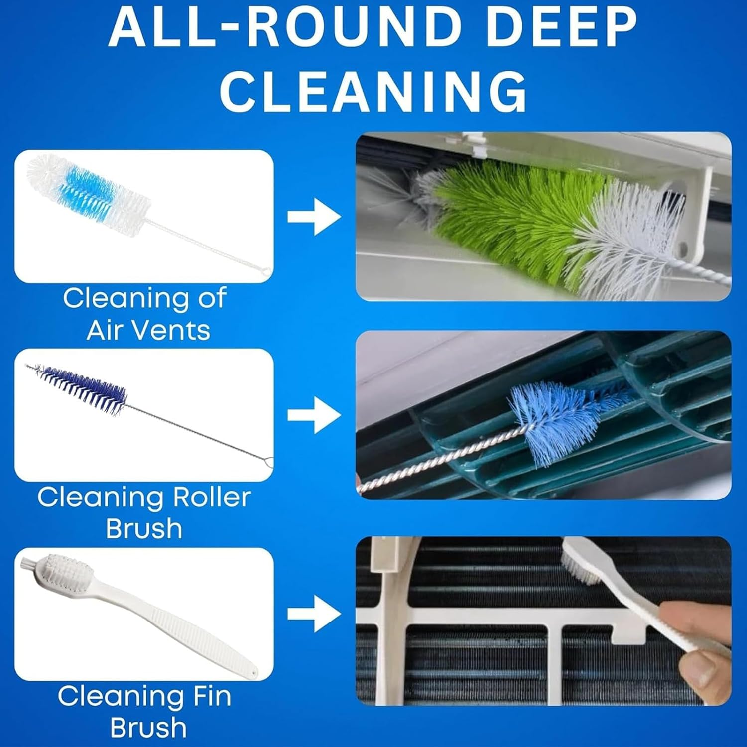 Frxib Ac Cleanings Kit - 1 Set Split Ac Unit Cleanings Bag - Air Conditioner Cover Waterproof Bag for Household Home Room Wall Mounted Dust Washing Protector image number 1