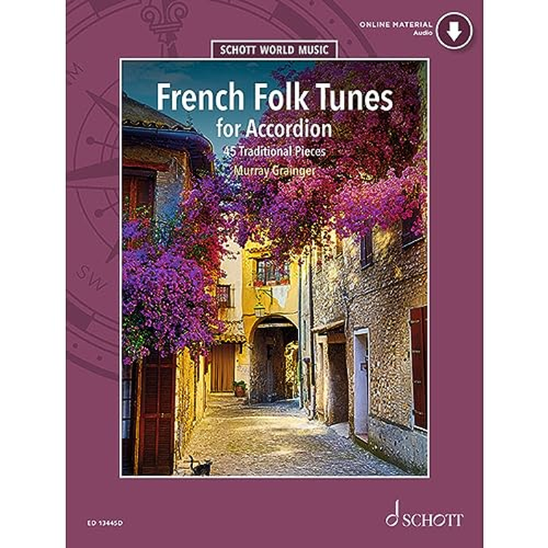 French Folk Tunes for Accordion - 45 Traditional Pieces (Book/Online Media)
