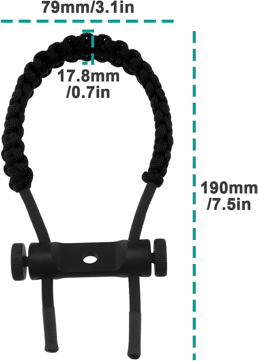 SING F LTD Archery Adjustable Durable Braided Cord Rope Compound Bow Wrist Sling Suitable for Compound Bow Archery Shooting Target Hunting Accessory