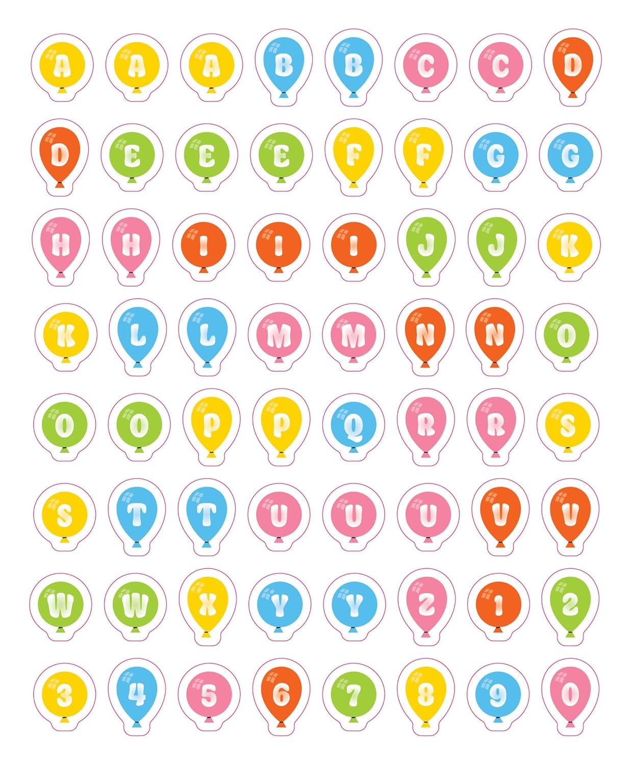 So. Many. Letter Stickers.: 3,820 Alphabet Stickers for Word Nerds image number 3