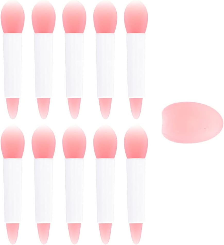 FRCOLOR 1Set Silicone Lip Brush Applicators Portable Lip Mask Tools for Women Premium Lipstick Brushes Compact Design for Effortless Makeup Application image number 6