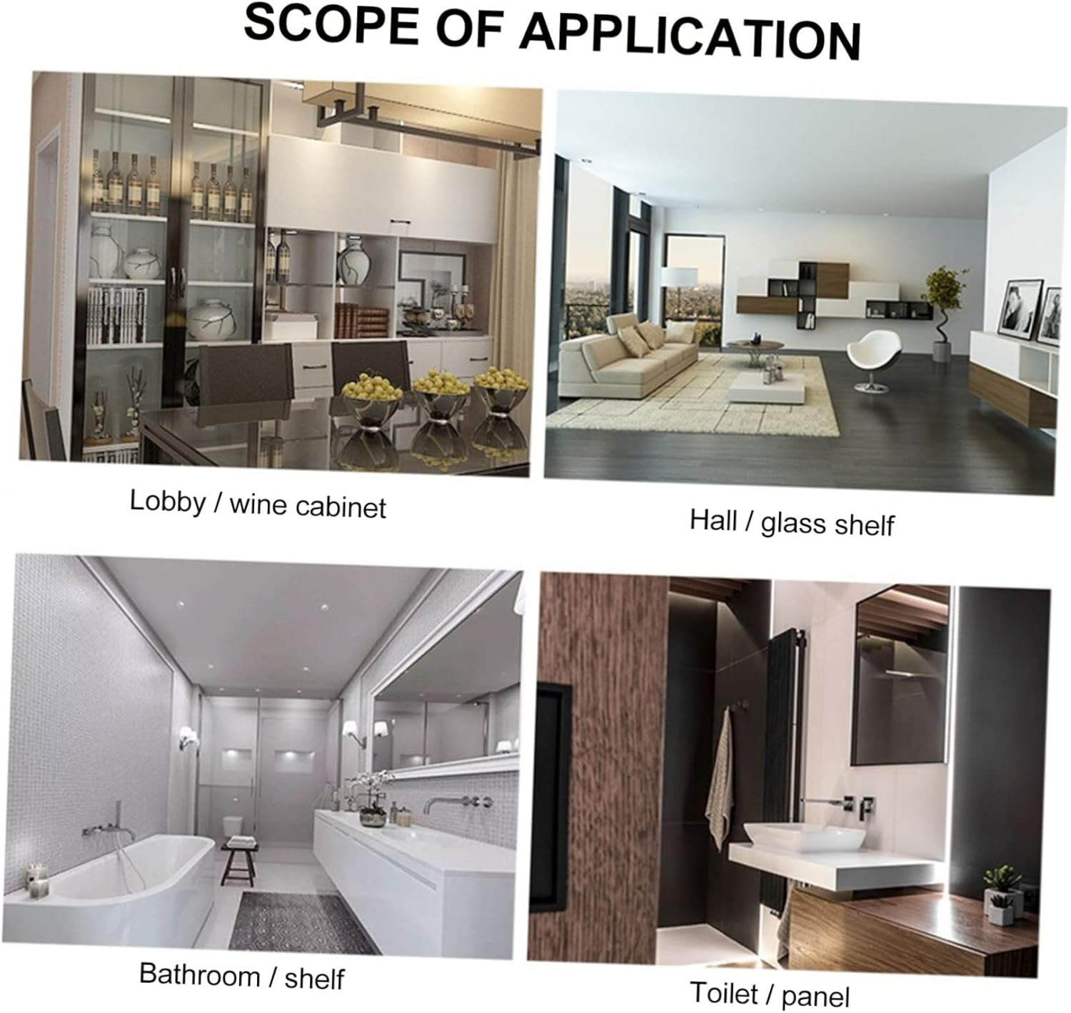 ARTIBETTER Aluminium Alloy Glass Clamp Brackets 4Pcs 90&deg;C for 10-12Mm Easy Install image number 6