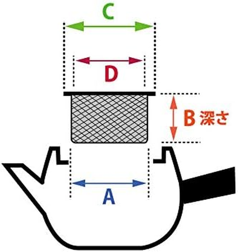 Eve-Mode 18-8 Stainless Steel Tea Strainer 41-45 Size 41Mm Depth 45Mm image number 2