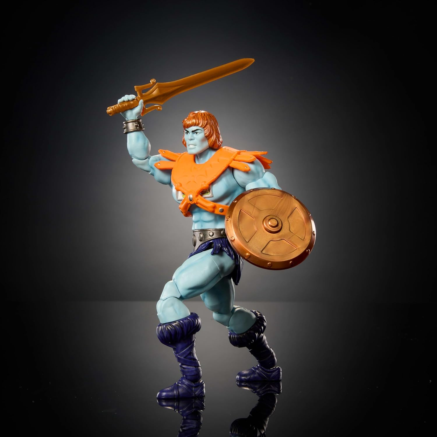 Masters of the Universe Masterverse Action Figure, Vintage Collection Faker, 7 Inch Motu Blue-Skinned Robotic He-Man Villain with Accessories