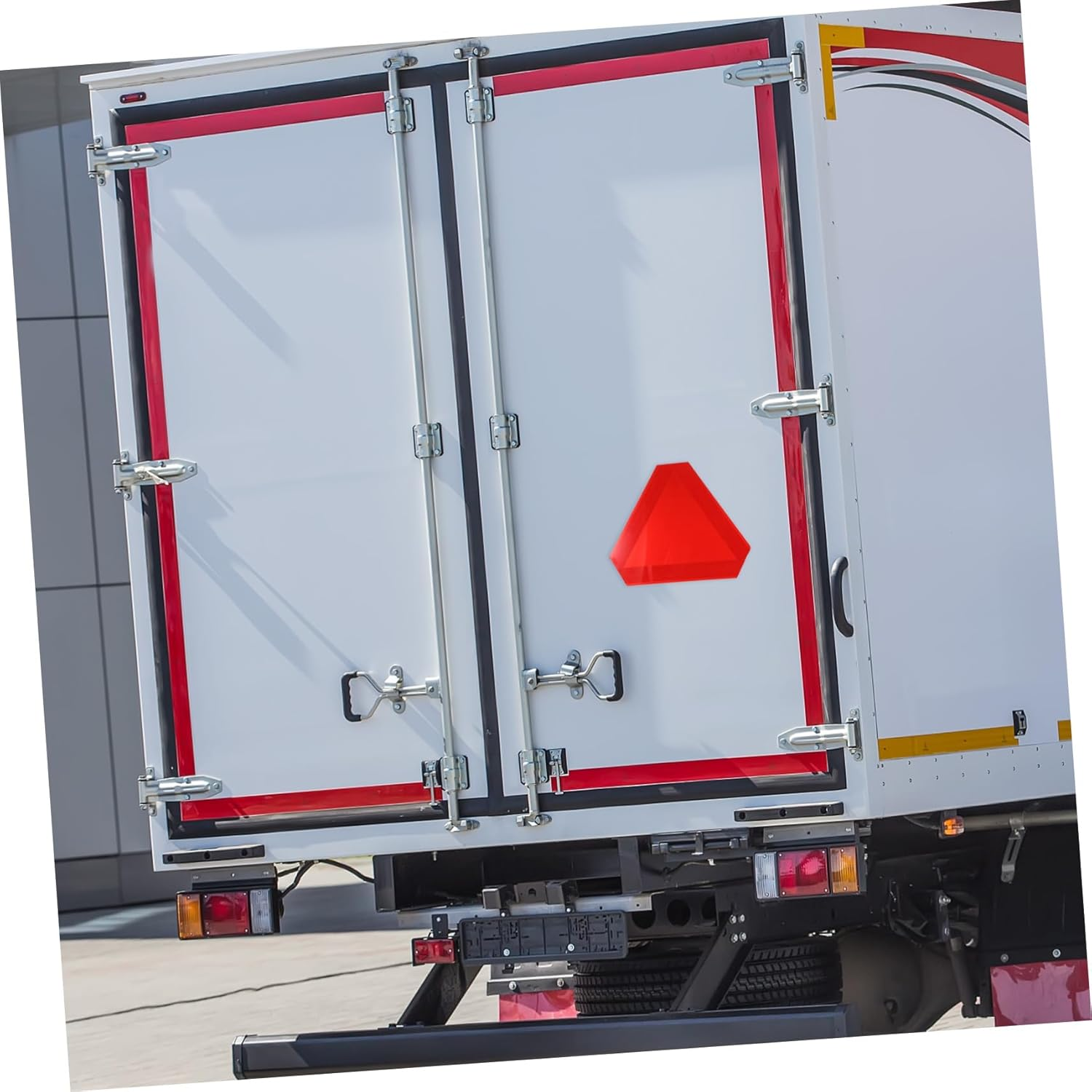 2Pcs Truck Reflectors Reflective Triangle Vehicle Safety Sign for Road Warning Emergency Triangle Safety Reflector image number 6