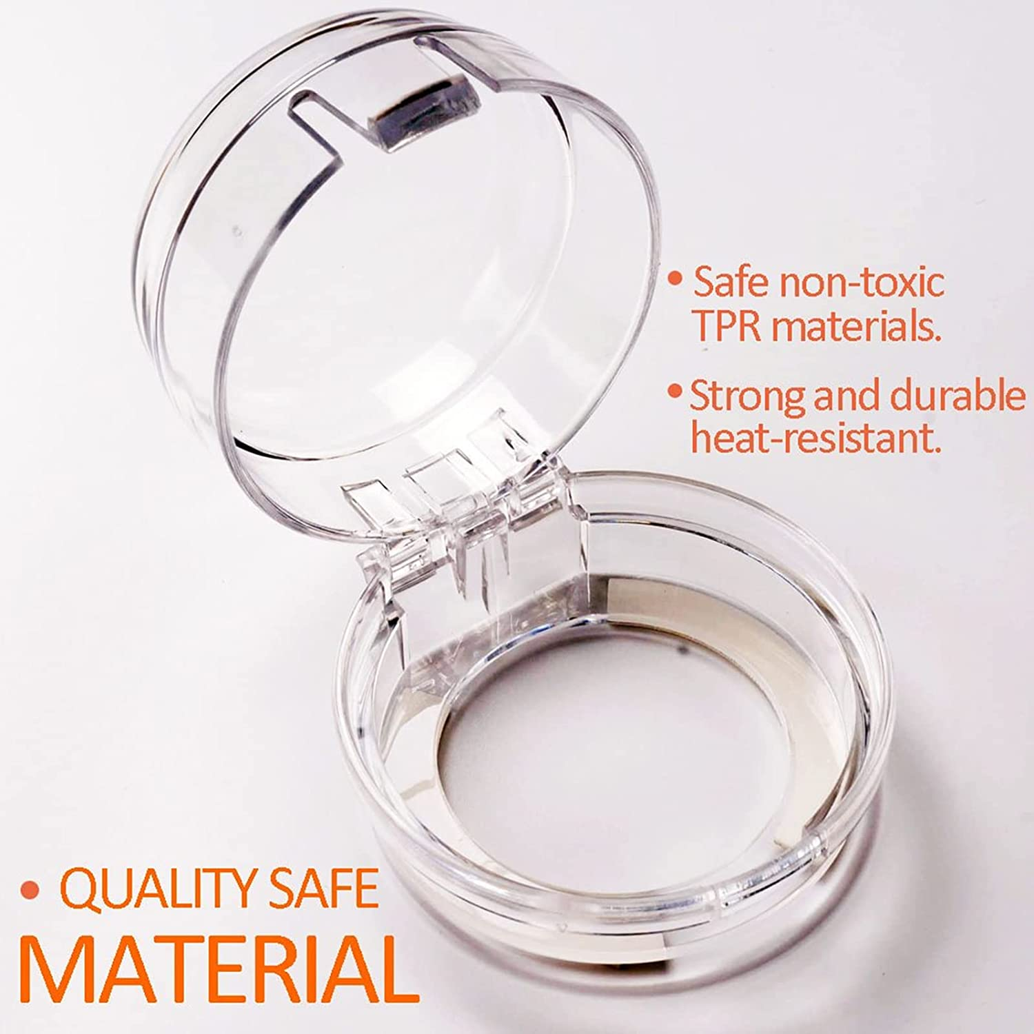 6 PCS Stove Knob Covers, Oven Knob Lock Security Knob Cover Guards Cooker Switch Protective Cover for Baby Toddler Child Kitchen Safety image number 6