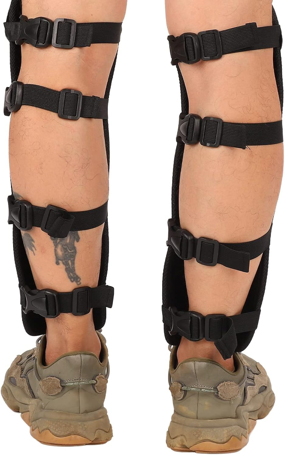 Shin Guards, 17.7In High Strength Chain Saw Shin Guards Flexible Regulable Knee Pads Comfortable Easy Remove Protective Shin Guard for Lawn Mowing, Brush Cutters image number 6