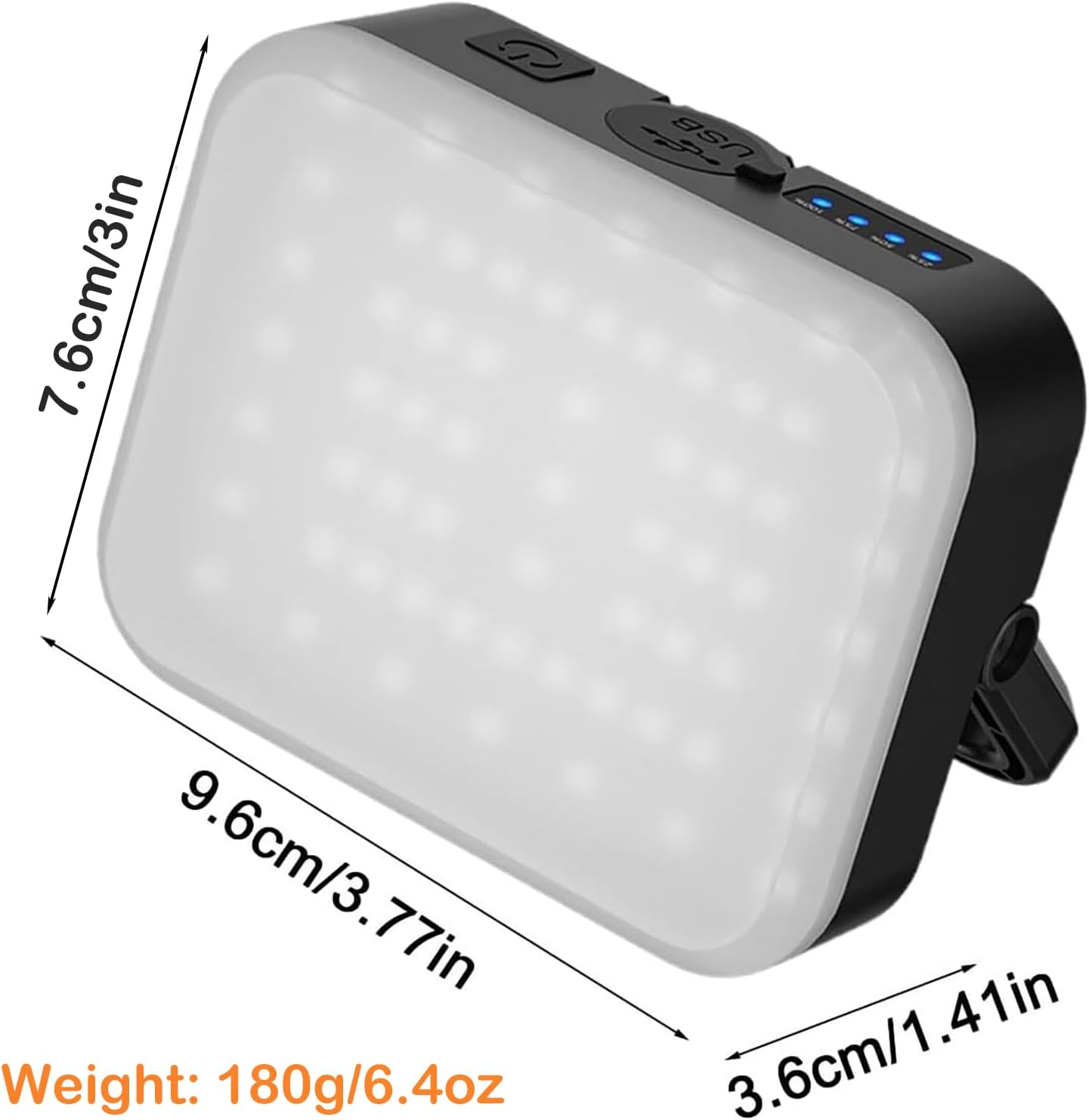 LED Camping Lantern Rechargeable 1000LM, 4000Mah Portable Camp Light with 4 Light Modes, IP64 Waterproof, Magnetic/Hook for Tent, Hiking, Emergency, Home, Car & Power Outages image number 1