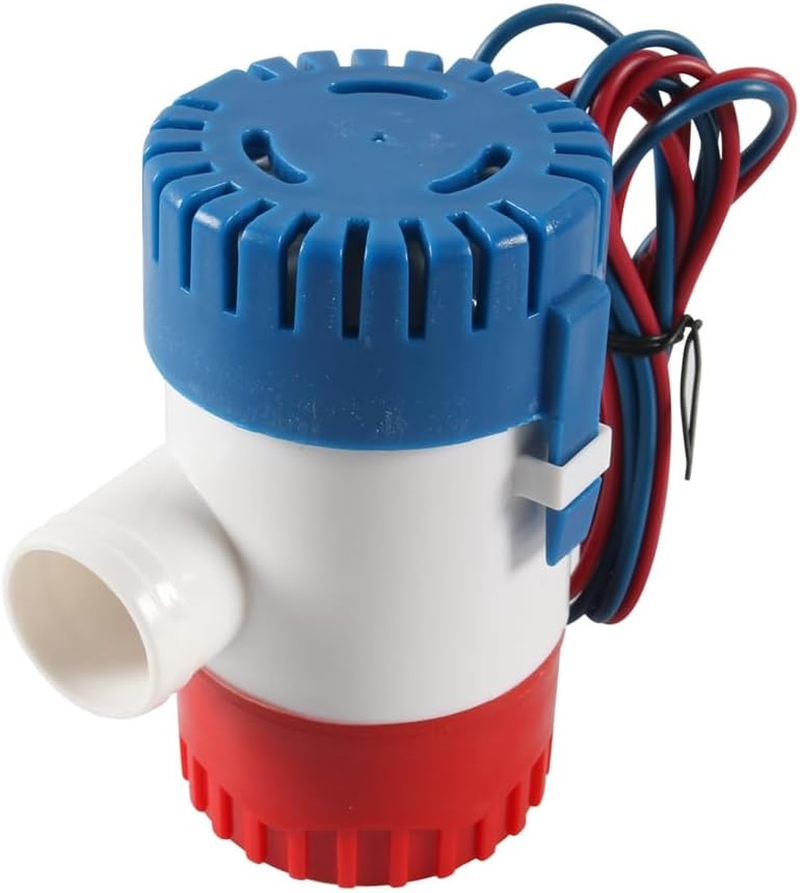 Marine Bilge Pump 12V 1100GPH Drain Kit for Boat Seaplane Motor Houseboat Mini Electric Water Pump image number 2