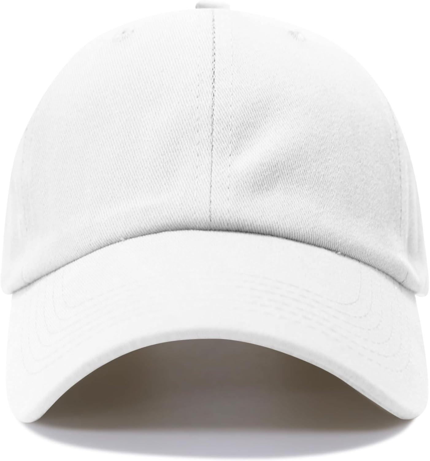 NPQQUAN Original Classic Low Profile Baseball Cap Golf Dad Hat Adjustable Cotton Hats Men Women Unconstructed Plain Cap - 2 Packs Black, 2 image number 7