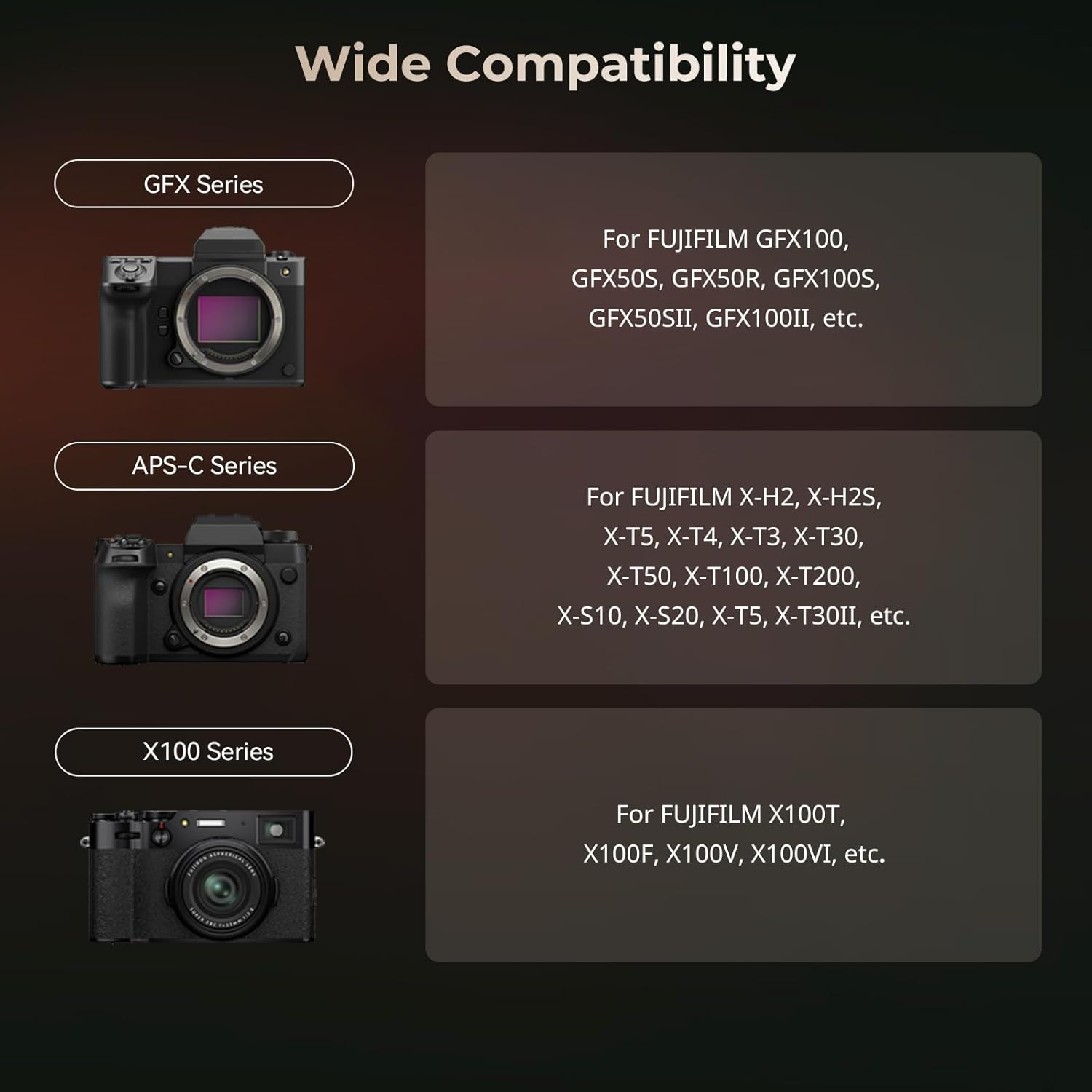 SMALLRIG Hot Shoe Cover for FUJIFILM Cameras, for FUJIFILM X-T3/X-H2/X-H2S/X-S20/X-E4/X-E3/X-Pro3/X100Vi/X100V/X100F/Gfx50R/Gfx100S/Gfx100Ii (Silver) - 4697 image number 5