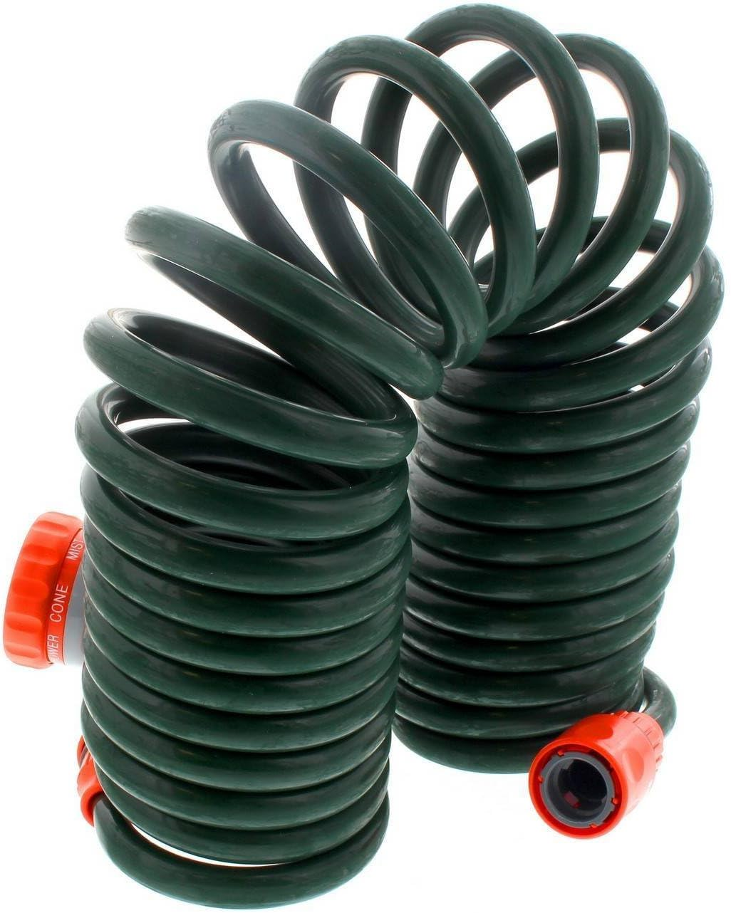 Garden Spiral Hose Coil 7.5M with Hand Spray 7 Pattern Nozzle Pope image number 3