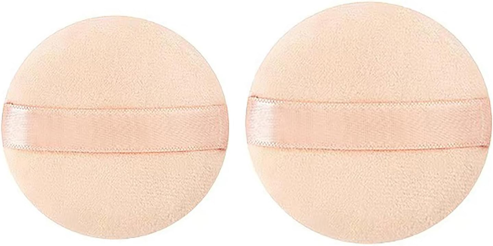 Loose Powder Puff round Shape 2 Pcs image number 1
