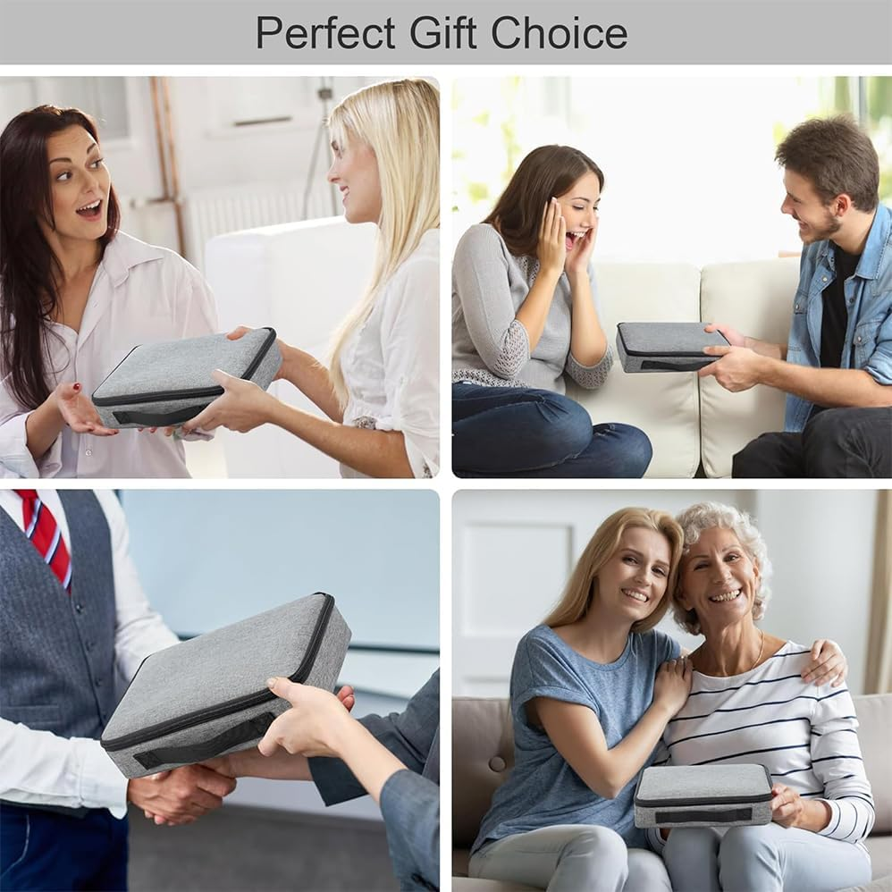 Travel Sunglasses Organizer Glasses Case, Adjustable 7 Slots Eyeglasses Storage Holder for Multiple Eyeglasses, for Multiple Eyeglasses Hard-Shell Portable Storage Box for Men Women image number 4