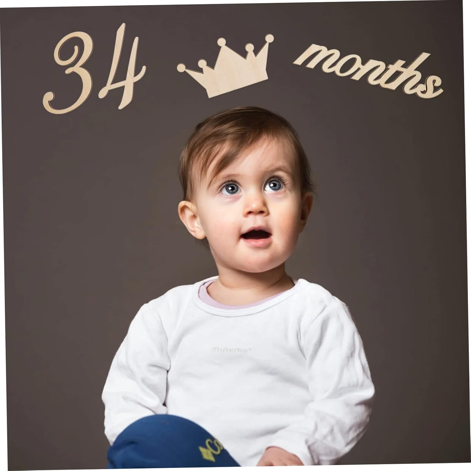 Milestone Card Month Milestone Sign Newborn Shower Party Creative Photo Prop image number 4