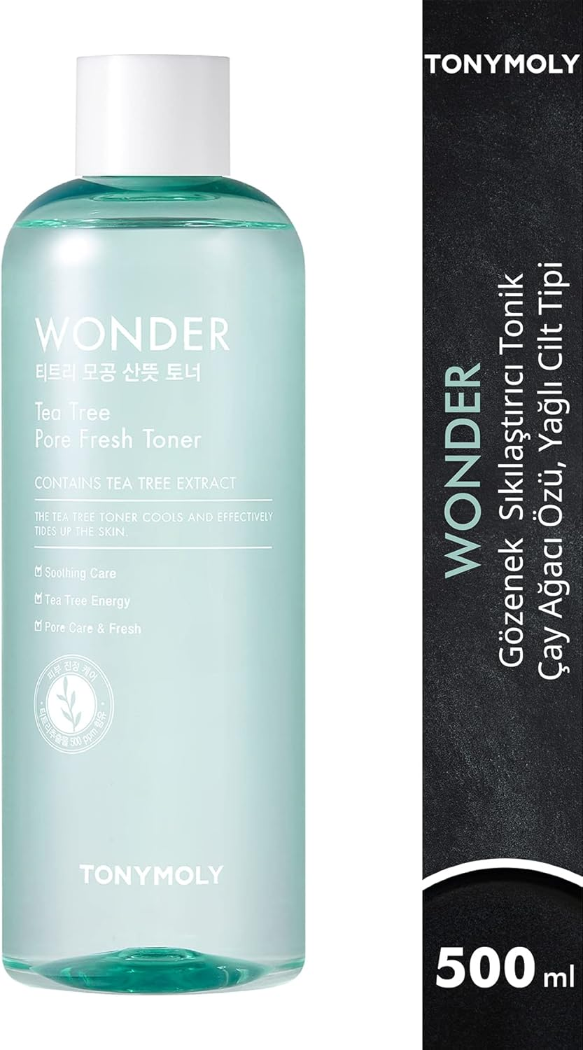 Tonymoly Wonder Tea Tree Pore Fresh Toner 500 Ml