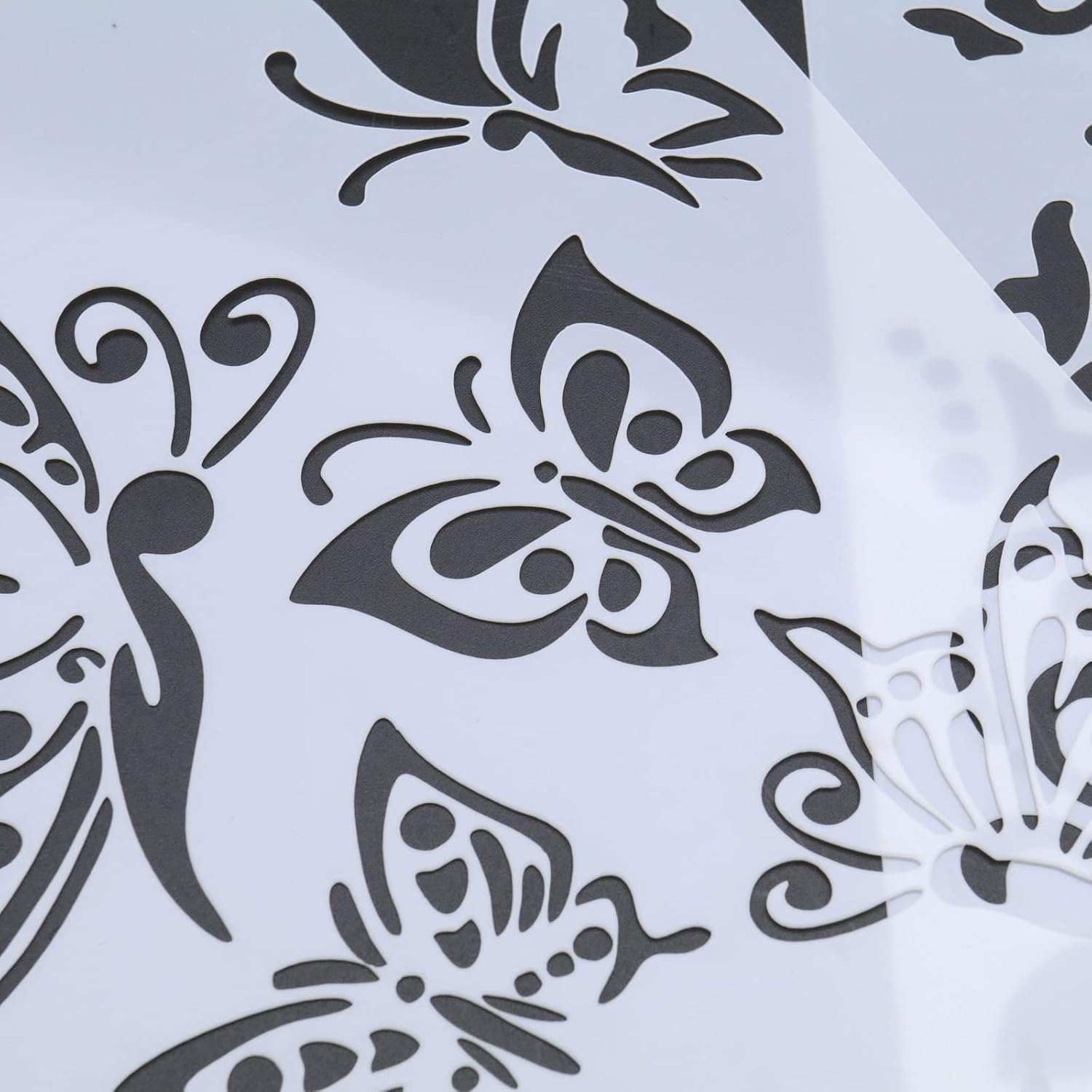 Emsea 20Pcs Flower Stencil for Painting Drawing Templates Flower Butterfly Floral Templates Reusable Painting Stencils for Drawing on Wood Canvas Floor Wall Home Decor image number 3