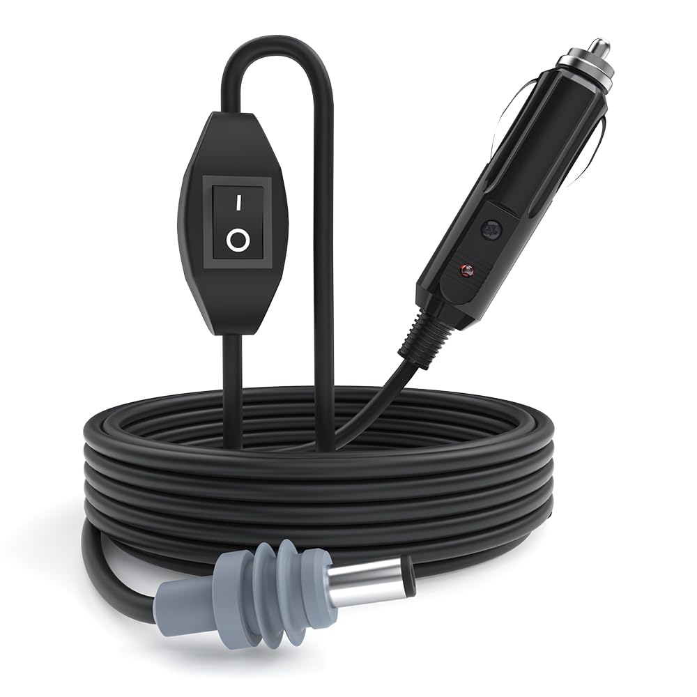 Starlink Mini Car Charger,3M/10Ft Starlink Mini Power Cable Direct to Cigarette 12V-24V Adapter with Switch,Dc Male to Cigarette Lighter Plug and Play (CB7) image number 4