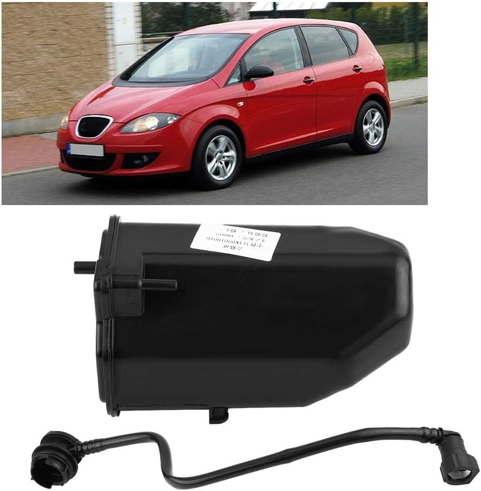 Carbon Canister, ABS Plastic Activated Carbon Canister Charcoal Can & Hose Replacement Car Carbon Canister 1K0201801E Comaptible with A3 Tt，Suitable for Skoda Octavia，Vw Golf VI Jetta Scirocco image number 4
