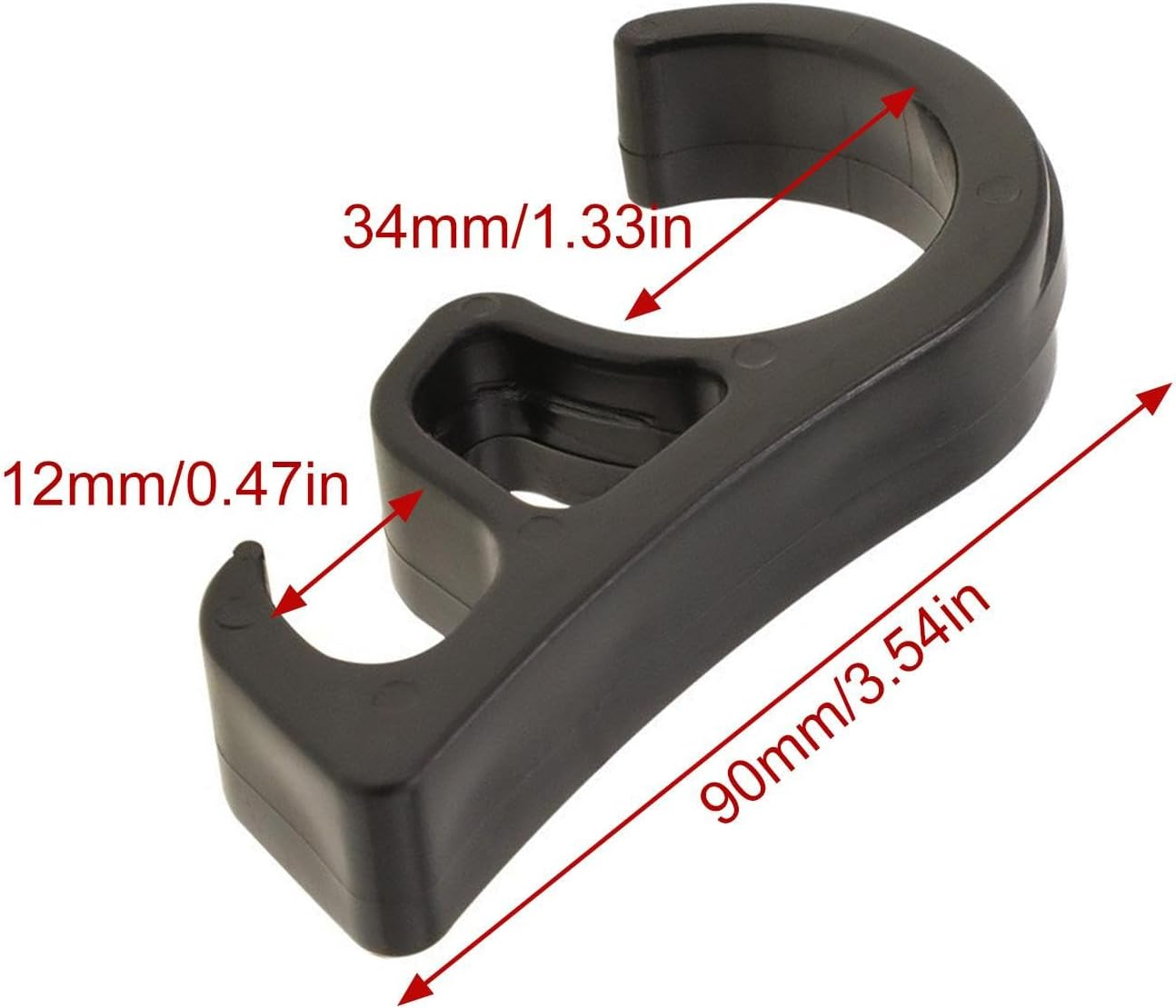 Motorcycle Brake Grip Lock,Motorcycle Grip Handlebar Lock | Off-Road, Sports, ATV and Foldable Motorcycle Buckle Brake Hook for Grip image number 4
