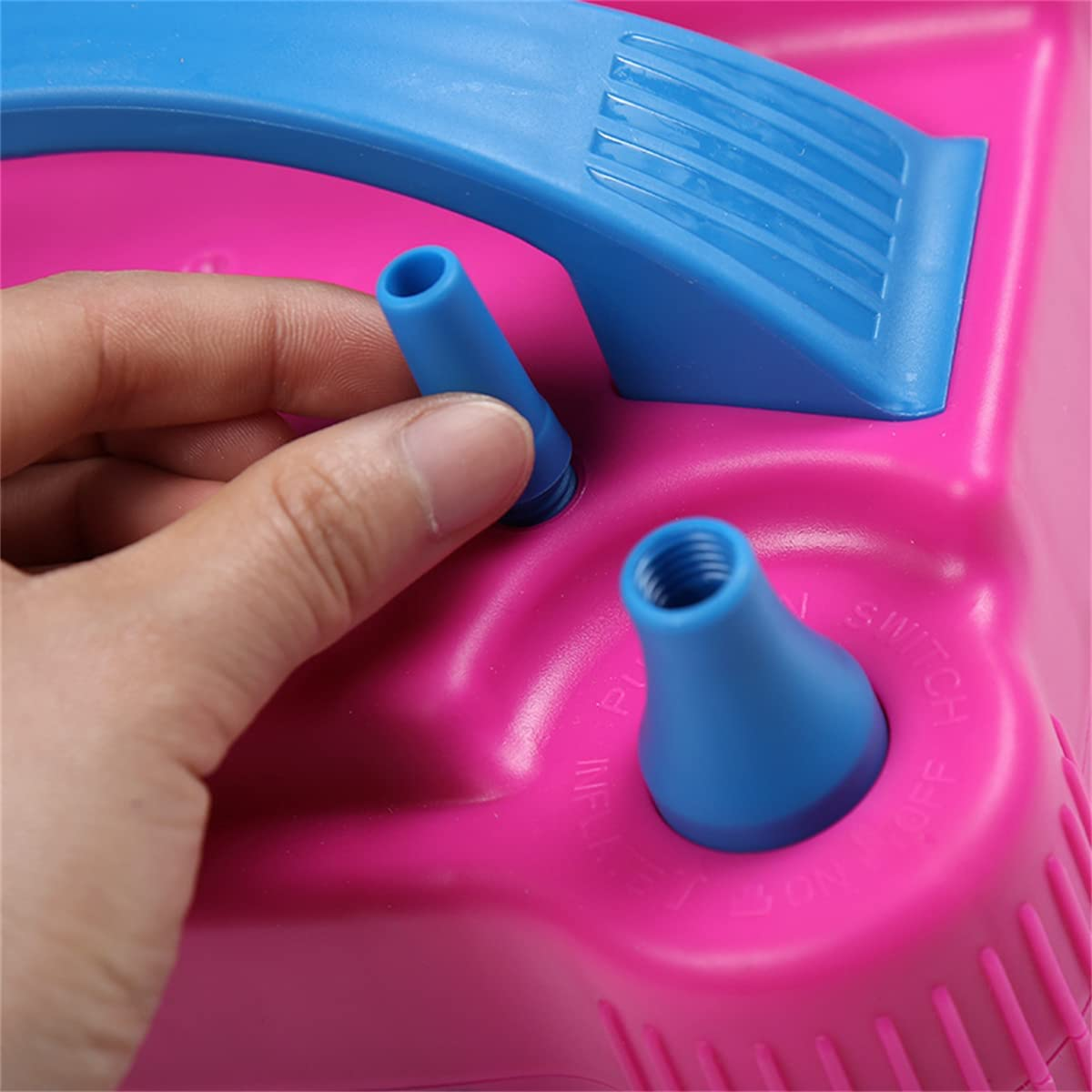 Electric Air Balloon Pump, 600W Portable Dual Nozzle Balloon Inflator Blower Pump for Balloon Arch, Balloon Garland, Party Decoration, Birthday Wedding Decorations image number 6