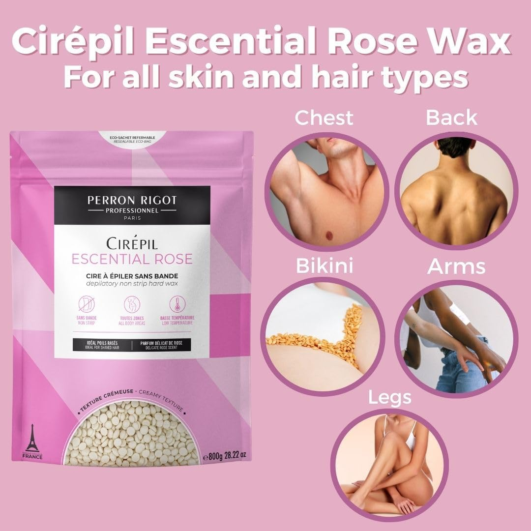 Cirepil Escential Rose Hot Wax 805G image number 2