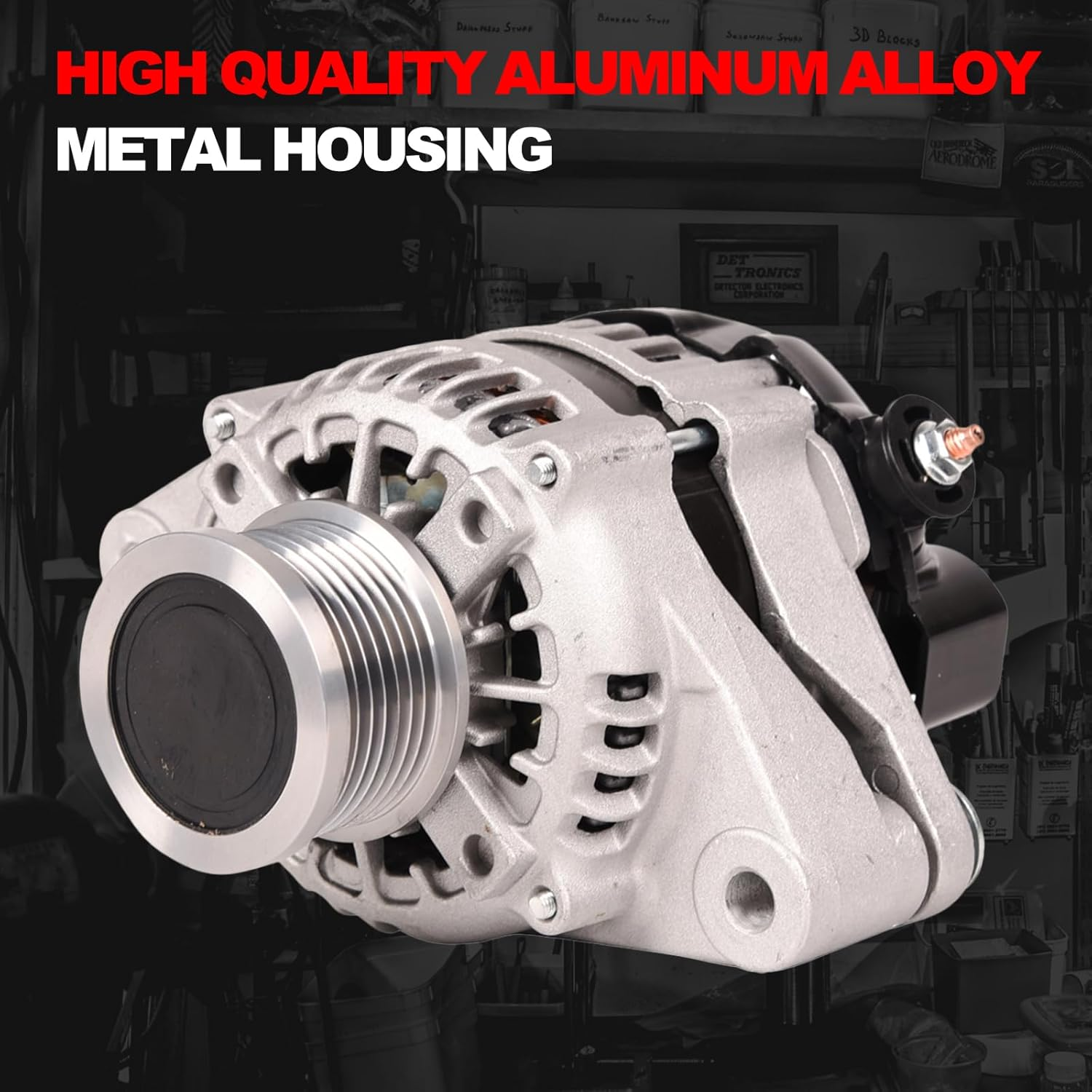 12V 80A 1KD-FTV Alternator Compatible with TOYOTA HILUX 2.5D D-4D;Compatible with TOYOTA VIGO 2005 image number 1