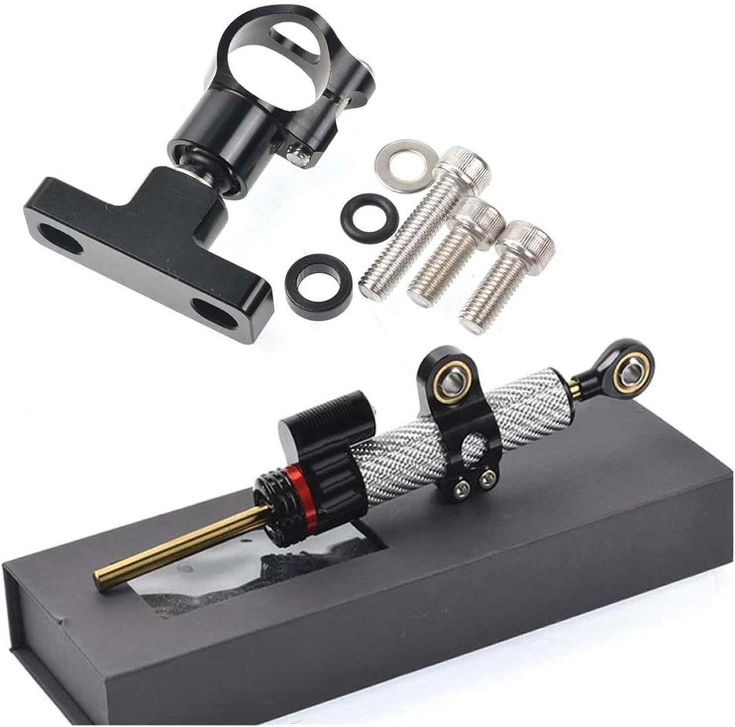 Fit for CFMOTO 800NK 2023 2024 Motorcycle Accessories Directional Damper Shock Absorber Stabilizer Steering Dampers Bracket(B12)