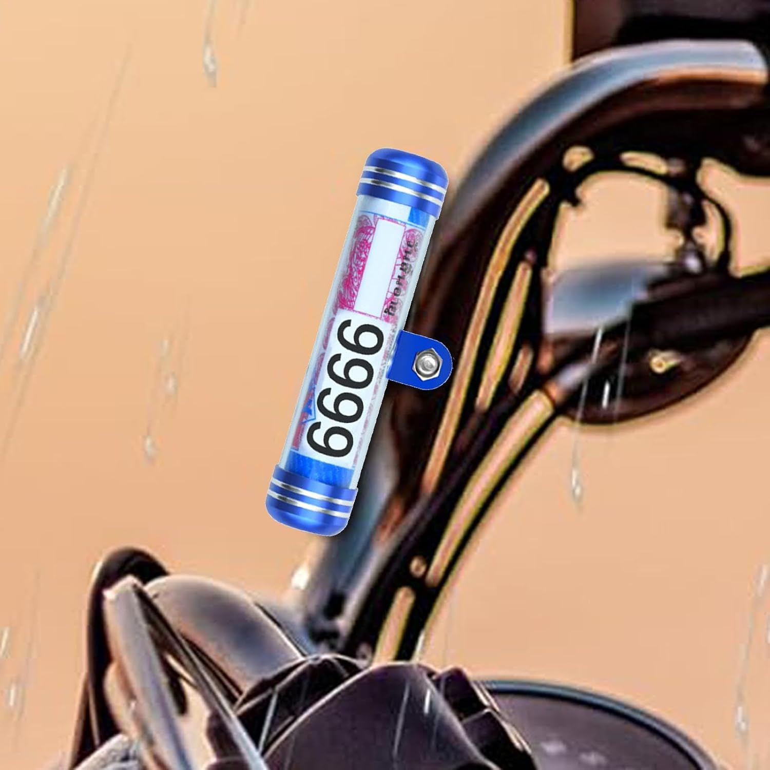 Motorcycle Document Holder Tube | Trailer Registration Holder Waterproof - Secure Tax Disc Waterproof Cylindrical Holder Frame for Motorbike Document Storage image number 4